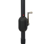 vidaXL Umbrelă de soare cu LED-uri, stâlp din aluminiu, negru, 300 cm vidaXL Umbrelă de soare cu LED-uri, stâlp din aluminiu, negru, 300 cm