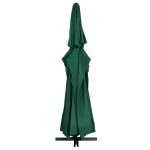 vidaXL Umbrelă de soare de grădină, stâlp aluminiu, verde, 600 cm vidaXL Umbrelă de soare de grădină, stâlp aluminiu, verde, 600 cm
