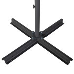 vidaXL Umbrelă de soare de exterior, stâlp aluminiu, antracit, 600 cm vidaXL Umbrelă de soare de exterior, stâlp aluminiu, antracit, 600 cm