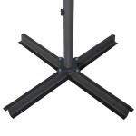 vidaXL Umbrelă soare de grădină, stâlp aluminiu albastru azur 600 cm vidaXL Umbrelă soare de grădină, stâlp aluminiu albastru azur 600 cm