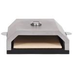 vidaXL Cuptor de pizza cu piatră ceramică pentru grătar gaz, cărbuni vidaXL Cuptor de pizza cu piatră ceramică pentru grătar gaz, cărbuni