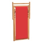 vidaXL Scaun de plajă pliabil, roșu, lemn masiv de tec vidaXL Scaun de plajă pliabil, roșu, lemn masiv de tec