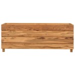 vidaXL Strat înălțat, 100x40x38 cm, lemn de tec reciclat și oțel vidaXL Strat înălțat, 100x40x38 cm, lemn de tec reciclat și oțel