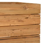 vidaXL Strat înălțat, 100x40x55 cm, lemn de tec reciclat și oțel vidaXL Strat înălțat, 100x40x55 cm, lemn de tec reciclat și oțel