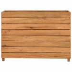 vidaXL Strat înălțat, 100x40x72 cm, lemn de tec reciclat și oțel vidaXL Strat înălțat, 100x40x72 cm, lemn de tec reciclat și oțel