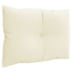 vidaXL Perne de paleți, 3 buc., crem, material textil vidaXL Perne de paleți, 3 buc., crem, material textil