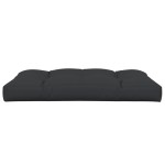 vidaXL Pernă pentru paleți, negru, 120x80x12 cm, textil vidaXL Pernă pentru paleți, negru, 120x80x12 cm, textil