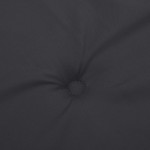 vidaXL Perne scaun spătar înalt, 2 buc., negru, 120x50x3 cm, textil vidaXL Perne scaun spătar înalt, 2 buc., negru, 120x50x3 cm, textil