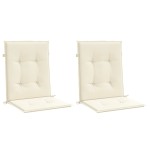 vidaXL Perne cu spătar mic, 2 buc. crem 100x50x3 cm textil oxford vidaXL Perne cu spătar mic, 2 buc. crem 100x50x3 cm textil oxford
