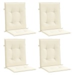 vidaXL Perne cu spătar mic, 4 buc. crem 100x50x3 cm textil oxford vidaXL Perne cu spătar mic, 4 buc. crem 100x50x3 cm textil oxford