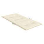 vidaXL Perne cu spătar mic, 4 buc. crem 100x50x3 cm textil oxford vidaXL Perne cu spătar mic, 4 buc. crem 100x50x3 cm textil oxford