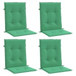vidaXL Perne cu spătar mic, 4 buc. verde 100x50x3 cm textil oxford vidaXL Perne cu spătar mic, 4 buc. verde 100x50x3 cm textil oxford