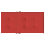 vidaXL Perne cu spătar mic, 4 buc. roșu 100x50x3 cm textil oxford vidaXL Perne cu spătar mic, 4 buc. roșu 100x50x3 cm textil oxford