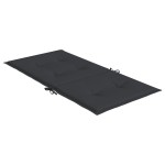 vidaXL Perne cu spătar mic, 4 buc. negru 100x50x3 cm textil oxford vidaXL Perne cu spătar mic, 4 buc. negru 100x50x3 cm textil oxford