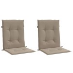 vidaXL Perne cu spătar mic, 2 buc. gri taupe 100x50x3 cm textil oxford vidaXL Perne cu spătar mic, 2 buc. gri taupe 100x50x3 cm textil oxford