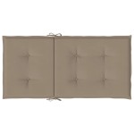 vidaXL Perne cu spătar mic, 2 buc. gri taupe 100x50x3 cm textil oxford vidaXL Perne cu spătar mic, 2 buc. gri taupe 100x50x3 cm textil oxford