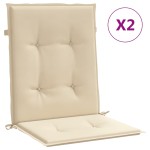 vidaXL Perne cu spătar mic, 2 buc. bej 100x50x3 cm textil oxford vidaXL Perne cu spătar mic, 2 buc. bej 100x50x3 cm textil oxford