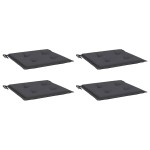 vidaXL Perne scaune grădină 4 buc. antracit 40x40x4 cm țesătură Oxford vidaXL Perne scaune grădină 4 buc. antracit 40x40x4 cm țesătură Oxford