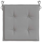 vidaXL Perne scaune grădină 4 buc. gri 40x40x4 cm țesătură Oxford