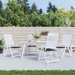 vidaXL Perne scaune grădină 4 buc. negru 40x40x4 cm țesătură Oxford vidaXL Perne scaune grădină 4 buc. negru 40x40x4 cm țesătură Oxford