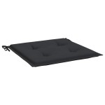vidaXL Perne scaune grădină 4 buc. negru 40x40x4 cm țesătură Oxford vidaXL Perne scaune grădină 4 buc. negru 40x40x4 cm țesătură Oxford