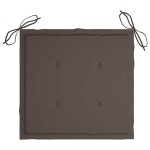 vidaXL Perne scaune grădină 4 buc. gri taupe 40x40x4cm țesătură Oxford vidaXL Perne scaune grădină 4 buc. gri taupe 40x40x4cm țesătură Oxford
