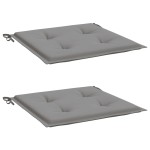 vidaXL Perne scaune de grădină 2 buc. gri 50x50x3 cm țesătură Oxford vidaXL Perne scaune de grădină 2 buc. gri 50x50x3 cm țesătură Oxford
