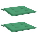 vidaXL Perne scaune de grădină 2 buc. verde 50x50x3 cm țesătură Oxford vidaXL Perne scaune de grădină 2 buc. verde 50x50x3 cm țesătură Oxford