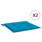 vidaXL Perne scaune grădină 2 buc. albastru 50x50x3 cm țesătură Oxford vidaXL Perne scaune grădină 2 buc. albastru 50x50x3 cm țesătură Oxford