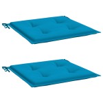 vidaXL Perne scaune grădină 2 buc. albastru 50x50x3 cm țesătură Oxford vidaXL Perne scaune grădină 2 buc. albastru 50x50x3 cm țesătură Oxford