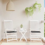 vidaXL Perne scaune grădină 2 buc. negru 50x50x4 cm țesătură Oxford vidaXL Perne scaune grădină 2 buc. negru 50x50x4 cm țesătură Oxford