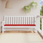 vidaXL Pernă de bancă de grădină, roșu, 200x50x4 cm, textil oxford vidaXL Pernă de bancă de grădină, roșu, 200x50x4 cm, textil oxford