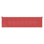 vidaXL Pernă de bancă de grădină, roșu, 200x50x4 cm, textil oxford vidaXL Pernă de bancă de grădină, roșu, 200x50x4 cm, textil oxford