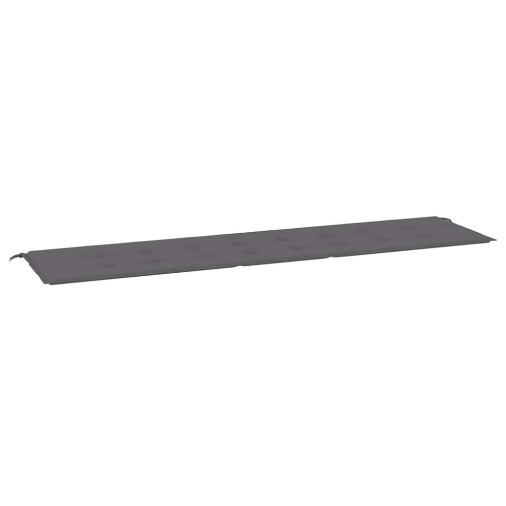vidaXL Pernă de bancă de grădină antracit 200x50x4 cm textil oxford