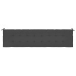 vidaXL Pernă de bancă de grădină, negru, 200x50x4 cm, textil oxford vidaXL Pernă de bancă de grădină, negru, 200x50x4 cm, textil oxford