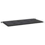 vidaXL Pernă de bancă de grădină, negru, 100x50x4 cm, textil oxford vidaXL Pernă de bancă de grădină, negru, 100x50x4 cm, textil oxford