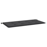 vidaXL Pernă de bancă de grădină, negru, 120x50x4 cm, textil oxford vidaXL Pernă de bancă de grădină, negru, 120x50x4 cm, textil oxford