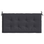 vidaXL Pernă de bancă de grădină, negru, 120x50x4 cm, textil oxford vidaXL Pernă de bancă de grădină, negru, 120x50x4 cm, textil oxford