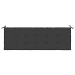 vidaXL Pernă de bancă de grădină, negru, 150x50x4 cm, textil oxford vidaXL Pernă de bancă de grădină, negru, 150x50x4 cm, textil oxford