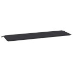 vidaXL Pernă de bancă de grădină, negru, 180x50x4 cm, textil oxford vidaXL Pernă de bancă de grădină, negru, 180x50x4 cm, textil oxford