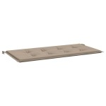 vidaXL Pernă de bancă de grădină gri taupe, 120x50x4 cm, textil oxford vidaXL Pernă de bancă de grădină gri taupe, 120x50x4 cm, textil oxford
