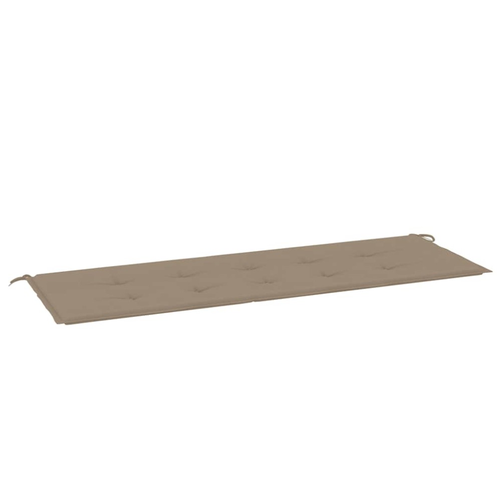 vidaXL Pernă de bancă de grădină gri taupe, 150x50x4 cm, textil oxford