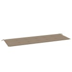 vidaXL Pernă de bancă de grădină gri taupe, 150x50x4 cm, textil oxford vidaXL Pernă de bancă de grădină gri taupe, 150x50x4 cm, textil oxford