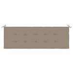 vidaXL Pernă de bancă de grădină gri taupe, 150x50x4 cm, textil oxford vidaXL Pernă de bancă de grădină gri taupe, 150x50x4 cm, textil oxford