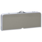 vidaXL Masă de camping pliabilă cu 4 scaune, oțel și aluminiu vidaXL Masă de camping pliabilă cu 4 scaune, oțel și aluminiu