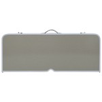 vidaXL Masă de camping pliabilă cu 4 scaune, oțel și aluminiu vidaXL Masă de camping pliabilă cu 4 scaune, oțel și aluminiu