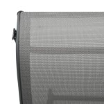 vidaXL Șezlong, aluminiu și textilenă