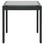 vidaXL Șezlonguri cu masă, 2 buc., textilenă și oțel