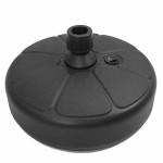 vidaXL Suport de umbrelă, negru, 15 L, umplere cu nisip/apă vidaXL Suport de umbrelă, negru, 15 L, umplere cu nisip/apă