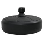 vidaXL Suport de umbrelă, negru, 15 L, umplere cu nisip/apă vidaXL Suport de umbrelă, negru, 15 L, umplere cu nisip/apă